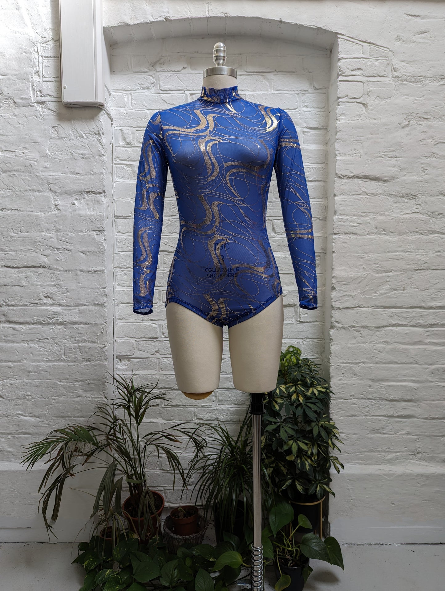 Swirl Leotard - Long Sleeve