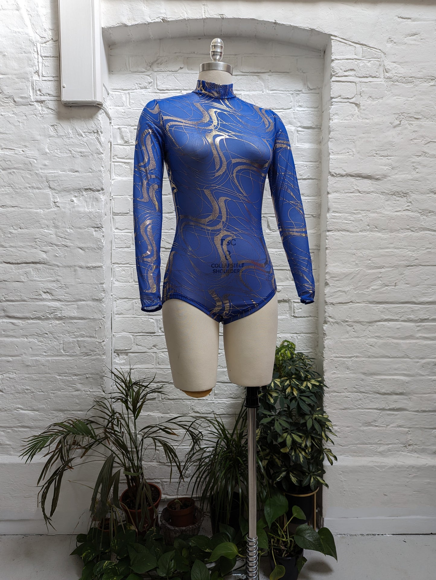 Swirl Leotard - Long Sleeve