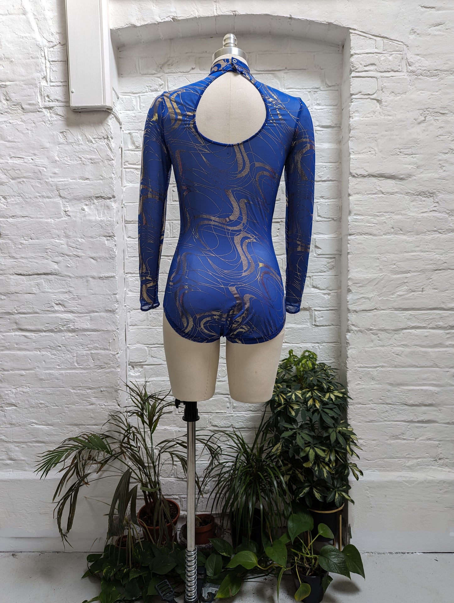 Swirl Leotard - Long Sleeve